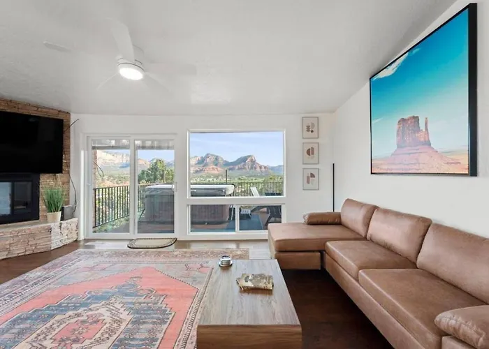 Ferienhaus Luxury Uptown With Epic Views And Hot Tub